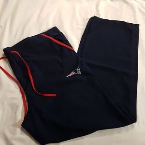 New England Patriots men's XL blue scrub pants XL